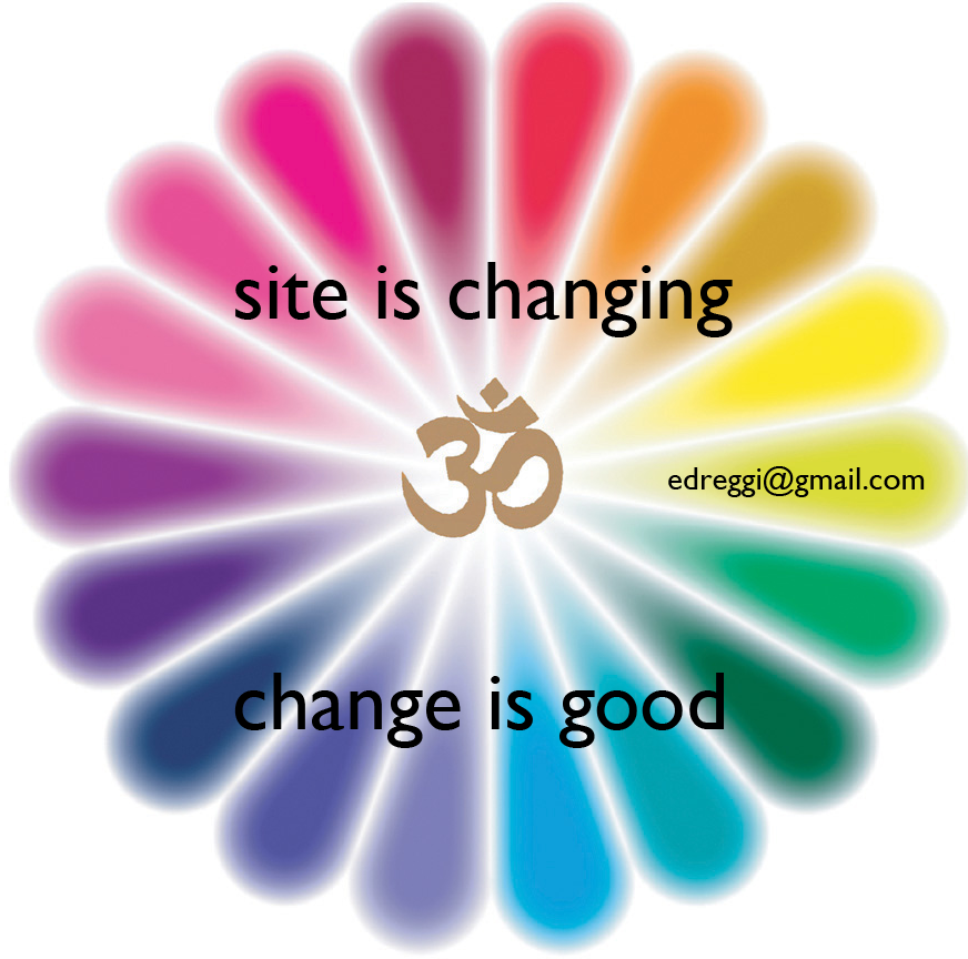 site is changing, change is good - edreggi [at] gmail [dot] com